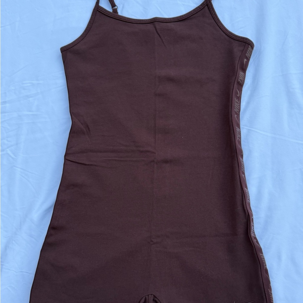 Nike Women’s Brown Cotton Short Bodysuit